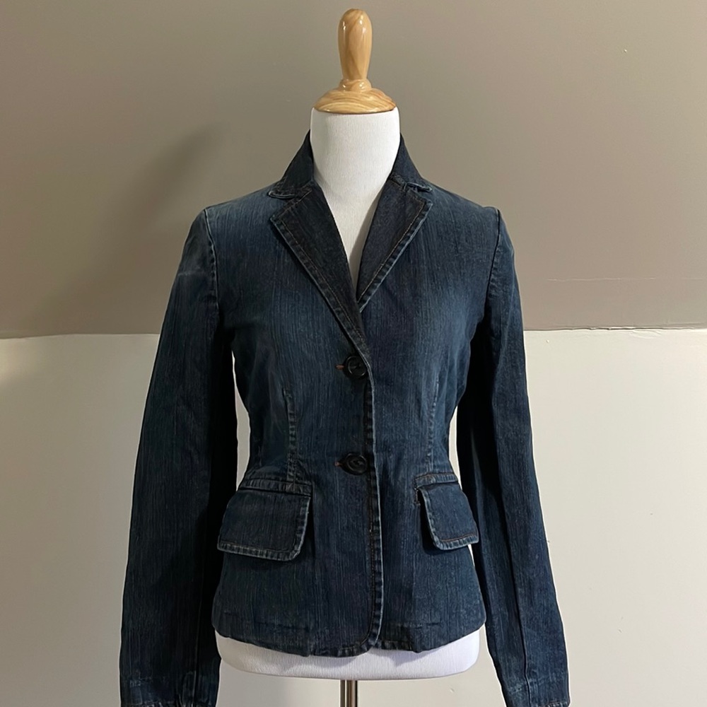 Banana Republic Vintage Denim Blazer